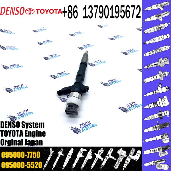Fuel injector 23670-30300 095000-7760 095000-7761 095000-7751 095000-7750 for diesel engine spare parts