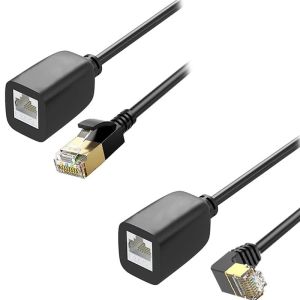 Cat8 SFTP Ethernet Extension Patch Cable Double Shielded 40Gbps 2000MHz