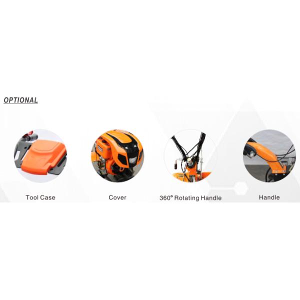 Diesel Engine Mini Power Gear Tiller GT1000D 750 - 1000mm