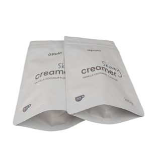 Custom Design Child Proof Plastic Stand Up Pouch for Coffee Bean Aluminum Foil