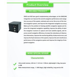 UNIVO UBTS770Y FOG Antenna Inertial Navigation System Customizable and Speed