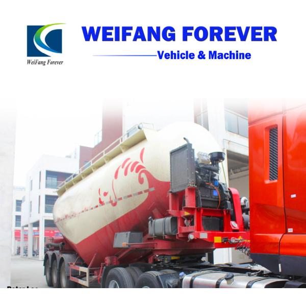Hot Selling 50-73cbm Bulk Cement Semi Trailer / Bulk Cement Tanker / Bulk Cement Tank Trailer
