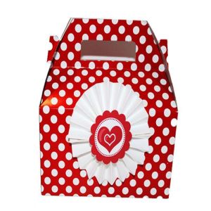 custom biscuit gable box foldable muffin gable packaging paper box