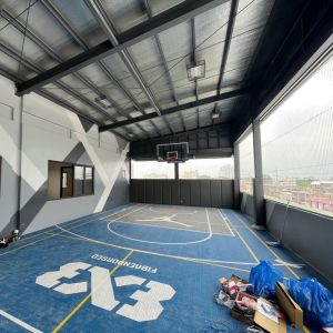 TPE Interlocking Basketball Court Tiles - Durable Anti-Slip Surface