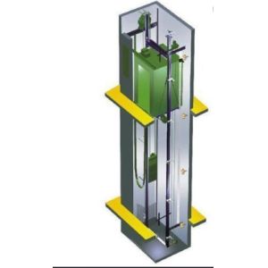 Fuji Machine Roomless Passenger Freight Elevator 6 Persons Fujilift