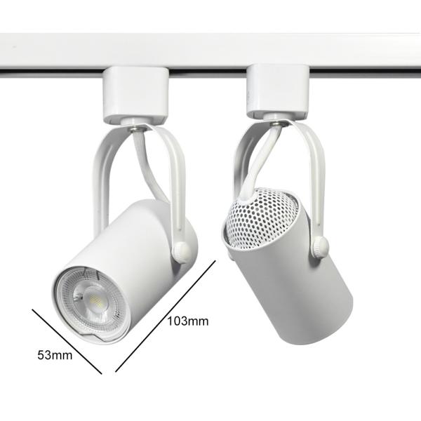 Aluminum Led Track Light GU10 Enclosure Kit / MR16 Enclosure