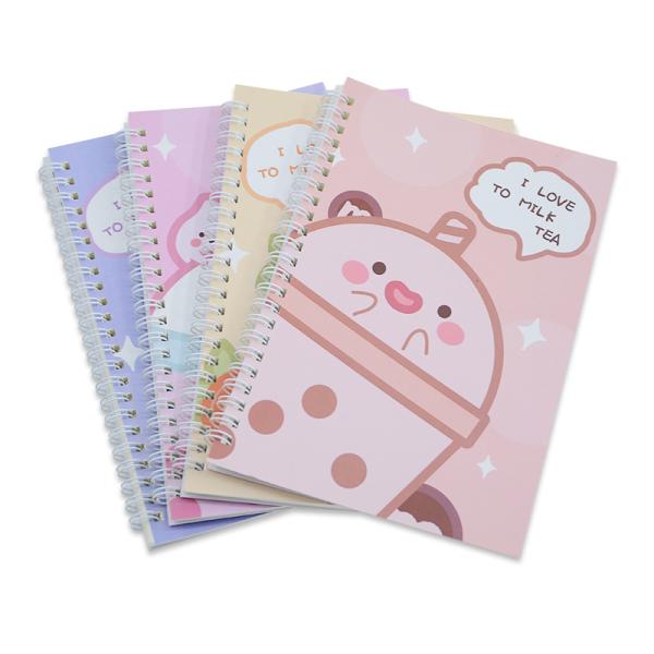 Soft Cover Personalised Custom Blank Kraft Paper Grid Notebook with Logo