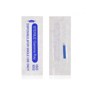 Stainless Steel Microblading Eyebrows Needle , Sharp Blue Skin Needles