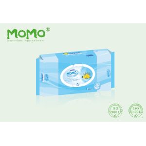 Unscented Baby Wet Wipes Bamboo Fiber Moisturizer Alcohol Free