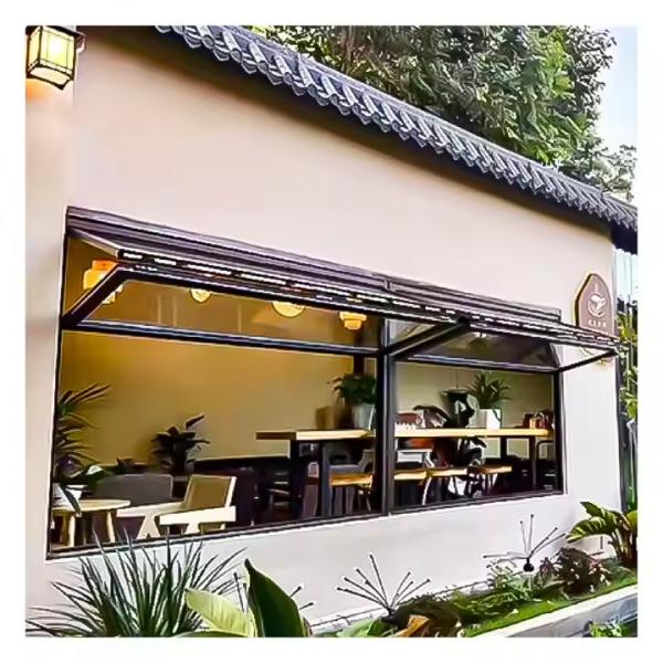 Buy Modern Style Aluminum Folding Window with 1.4mm Frame Thickness Powder Coated Frame and High Energy Efficiency at wholesale prices