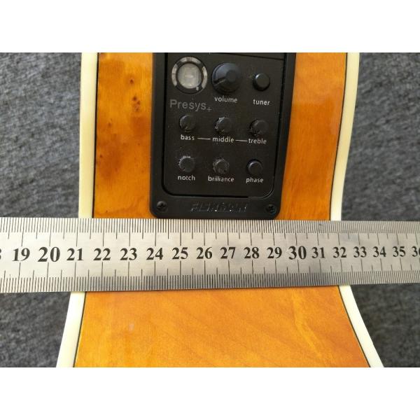 12 Strings Acoustic Guitar / guitar natural AAA Solid Spruce Body 43 inch Guitar Acoustic Fishman Pickups guitar