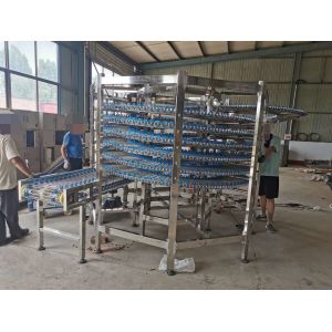 Spiral Conveyor Tower for Bread Cooling, Dough Transport Conveyor