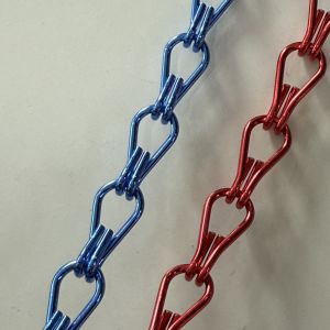 China High Durability Aluminium Chain Fly Screen With Good Ventilation on sale