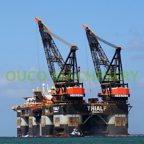 Buy High Efficiency 60t Platform Lattice Boom Pedestal Cranes at wholesale prices