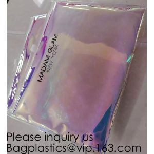 New Design Holographic Makeup Bag Pvc Cosmetic Bag With k Cushioning Bubble