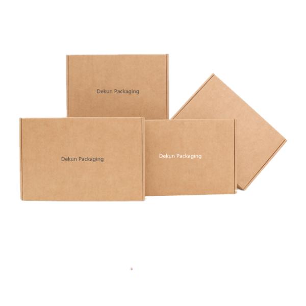 Brown Collapsable Kraft Indestructo Mailers Shoe Box 6x4x2 For Clothing Underwear Packaging