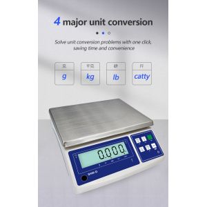 Precision Waterproof Weighing Table Scale with 15KG Capacity and Customizable