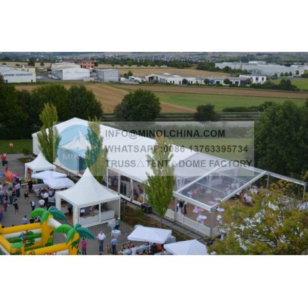 Buy 50gsm PVC Coated Wedding Outdoor Event Tent Alu Alloy T6061/T6 at wholesale prices