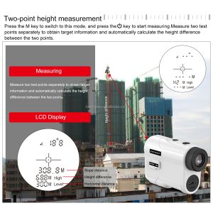 Laser Rangefinder Telescopic Sight Rangefinder Hunting Laser Rangefinder Golf
