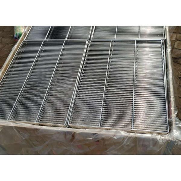 12.7x10.5 Inch Grill Wire Mesh Tray , Cooling Baking Steel Mesh Tray