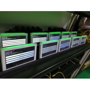 Quality Glass Wall Mounting LED Android Touch Screen Tablet With POE for sale