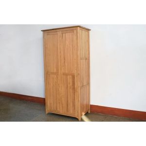 Environmental Friendly Particle Board Wardrobe With Cloth Hanging Pipe