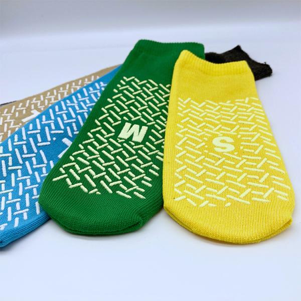Wholesal Medical Patient Slippers Non-Skid Anti-Skid Socks with Customized