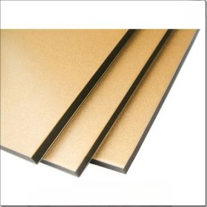 China Fireproof B1 Wooden Aluminum Composite Panel Heat Insulation Light Weight on sale
