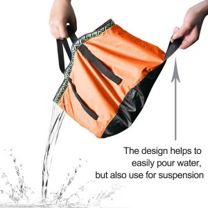 Camp Wash Oxford 12L Collapsible Foldable Water Bucket