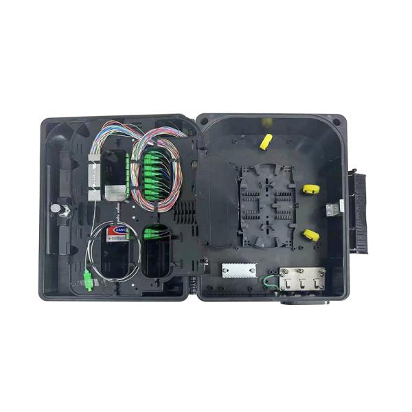 Caja Nap 32cores Box Wall Pole Mountable Fiber Optic Splitter Box FDB0332H for Indoor/Outdoor