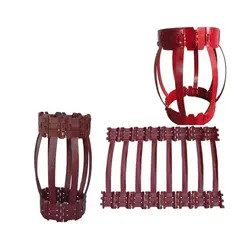 API 10D Oilfield Cementing Tools Casing Centralizer Solid Rigid / Positive /