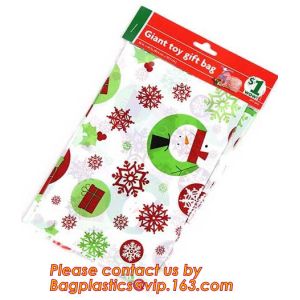 custom halloween cello bags wholesale for candy, new product halloween santa
