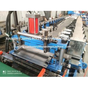 Quality Upright Profile Racking Roll Forming Machine Hydraulic Cutting for sale