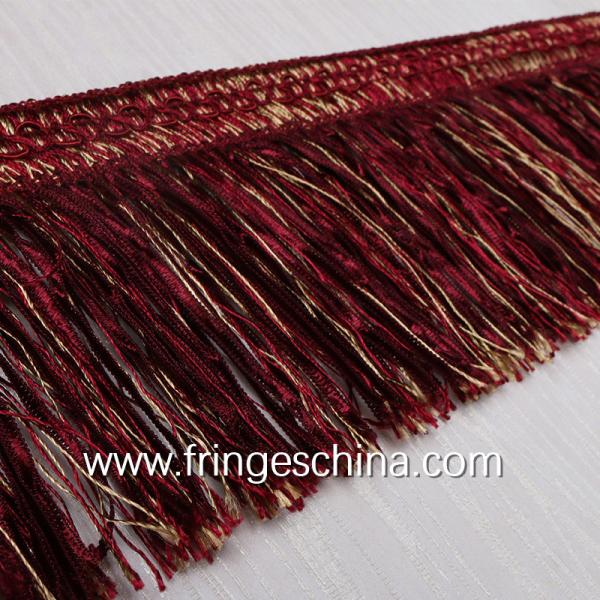 Latest decorative OEM custom design tassel fringe for curtain cushion trimmings