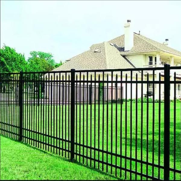 Buy Metal Galvanized Picket Wrought Iron Fence Modern at wholesale prices
