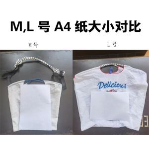 EMBROIDERED REUSABLE BAG SHOPPING BAG NYLON HAND BILL SHOULDER CROSSBODY BAG FOR