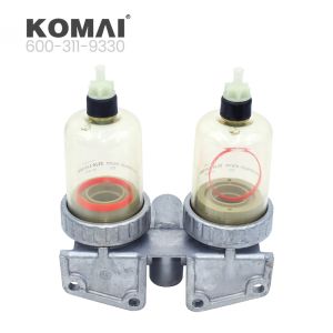 Water Separator 600-311-9330 Diesel Filter Assembly For Komatsu PC130 PC200