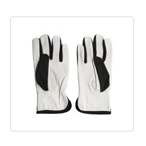 Polyester Back No Lining Sheepskin Leather Gloves