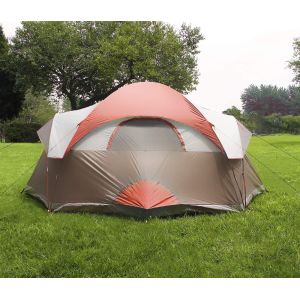 6 Person Dome Camping Tent With 190T Silver Plasters Rainfly