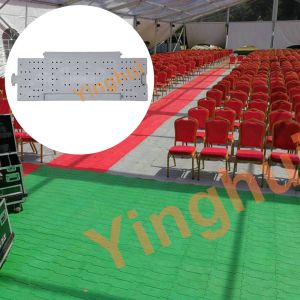 Event Deck Interlocking Floor Tiles Heavy Duty Temporary Floor Roll Foldable