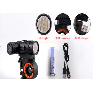 Magnetic Rechargeable Led Bike Lights Weatherproof Cree G2 300 Lumen