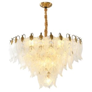 Indoor Living Room Decorative Led Crystal Pendant Light 110lm Surface Mounted