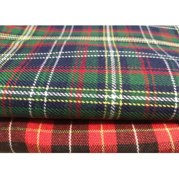 100gsm 100 Cotton Plaid Flannel Fabric Shirting Fabric