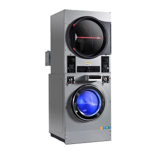16kg Double Stack Coin Operated Washer and Dryer Machine for Laundromat