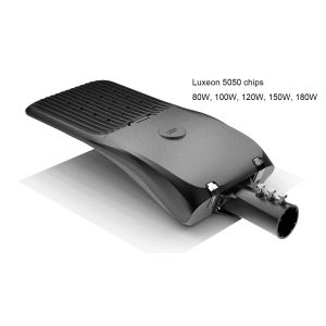 IP66 Toolless 180W LED Street Light 150lm/w with Temepred glass cover and