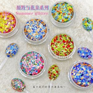 Quality ODM PET Hexagonal Glitter Mix Sequin For Nails Christmas Halloween Craft In Bulk for sale