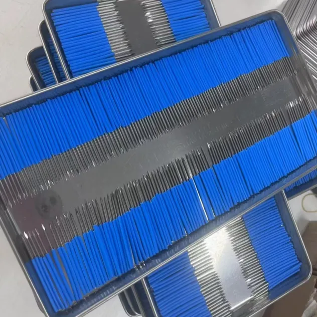 Stainless Steel 304 Three-Edged Needle Cover Three-Edged Needle Protector Acne Needle.