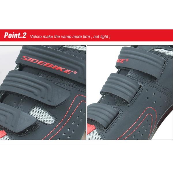 Lightweight Road Riding Shoes PU Mesh Upper High Security Excellent Slip Resistance