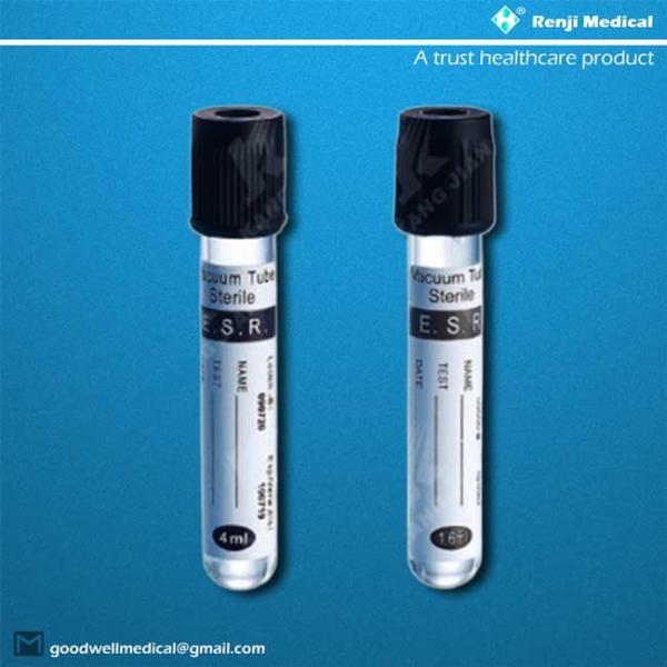 4ml/5ml Disposable Vacuum Blood Collection Tube , Far Infrared ESR Test Tube