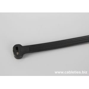 Nylon cable tie with stainless steel inlay lock (Marine cable tie)